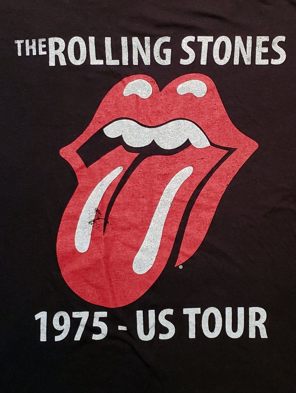 Rolling Stones 1975 US Tour Band Shirt